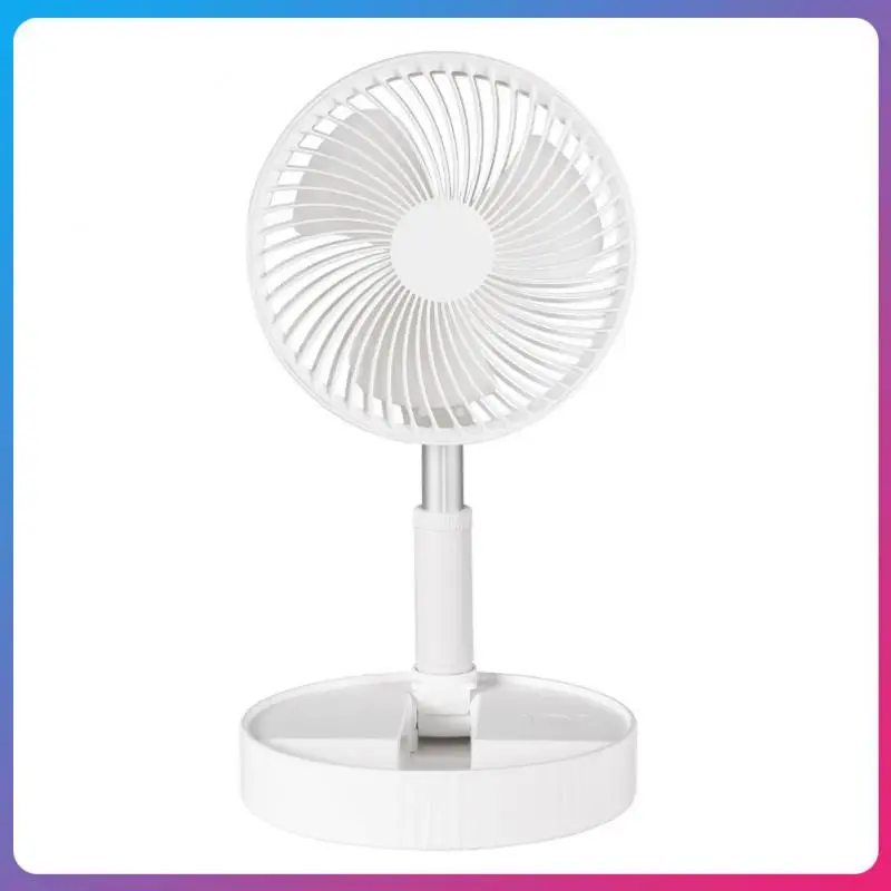 

Small Mini Desk Fan Usb Air Duct Air Cooler Cooling System Portable Fan For Home Eventail 180 Degree Rotation Telescopic Fans