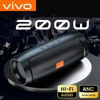 2025NEW ViVO Portable Bluetooth Speaker Wireless High Fidelity Surround Sound Box Outdoor Waterproof Camping Party Loudspeaker