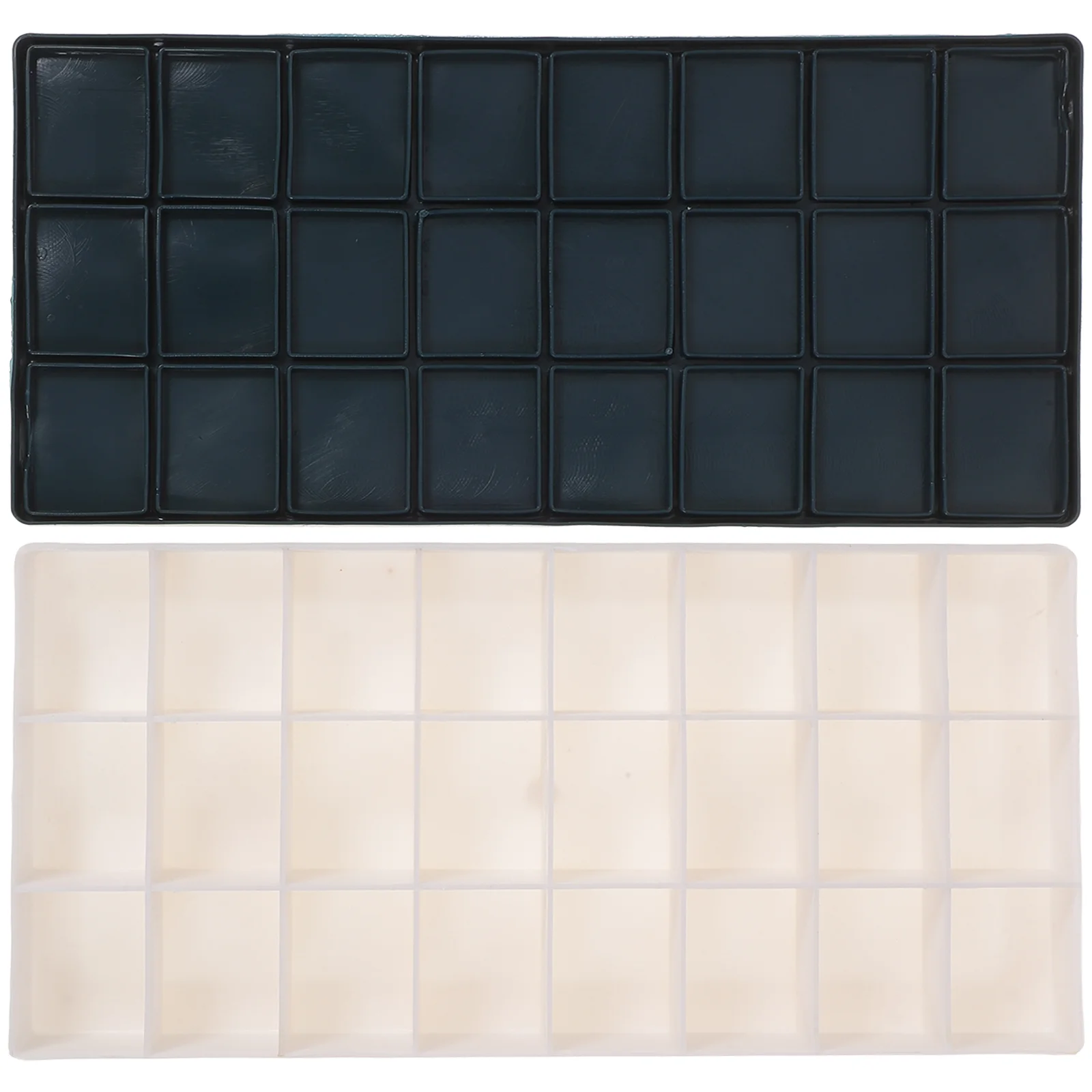 

Plastic Paint Box 24 Large Deep Wells Airtight For Watercolors Paint Box