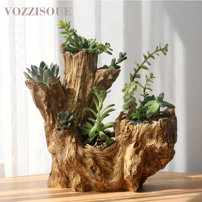 Vasi per piante Bonsai da interno in resina cinese di grandi dimensioni in  resina per piante grasse Maceta Colgante decorazione per ufficio -  AliExpress