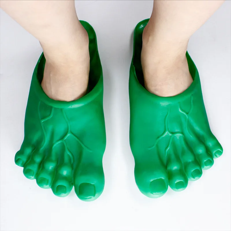 Women's Slippers pincettes à gros pieds, paire de pantoufles en