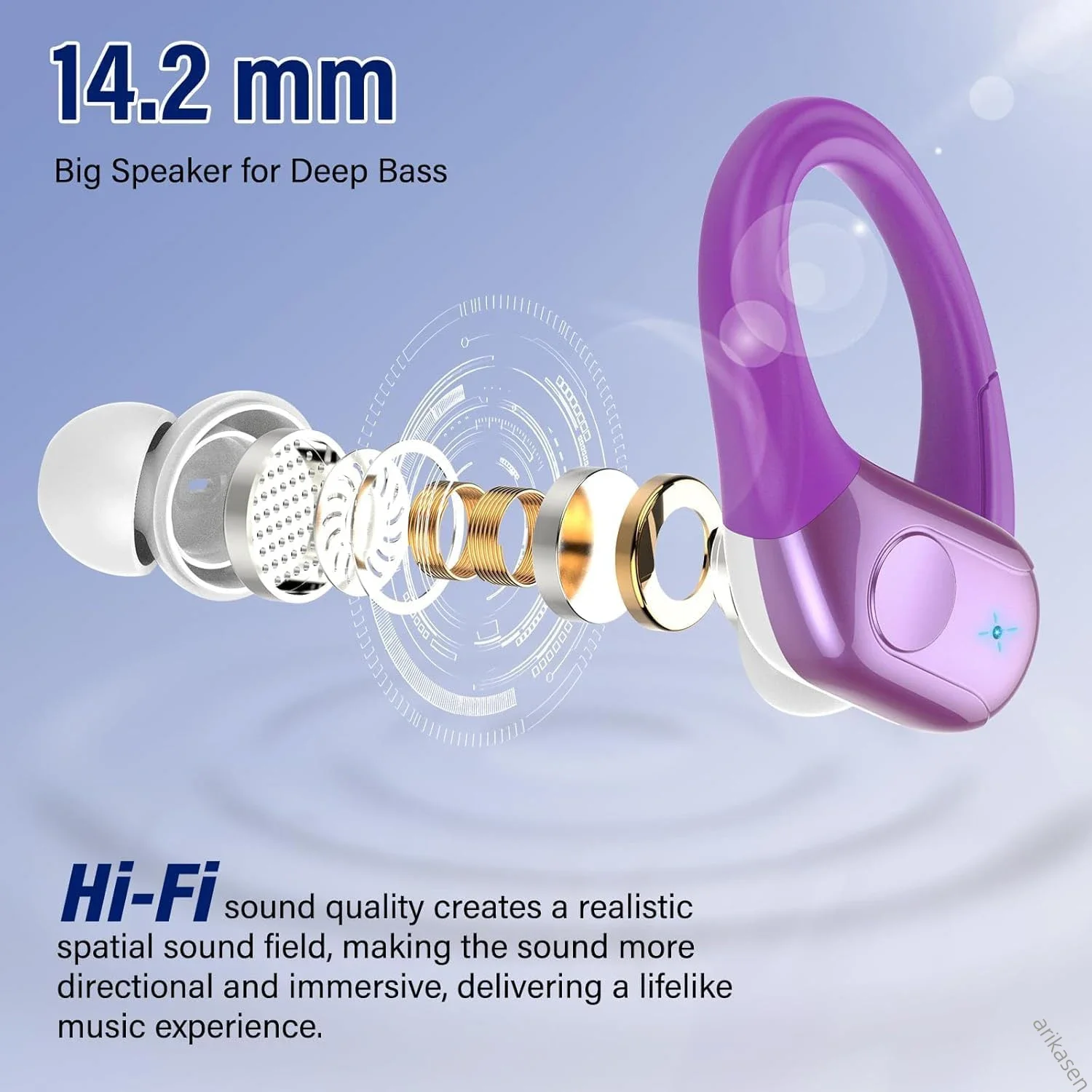 Premium Noise-Cancelling Wireless Earbuds with Fast Charging & IPX7 Waterproofing
