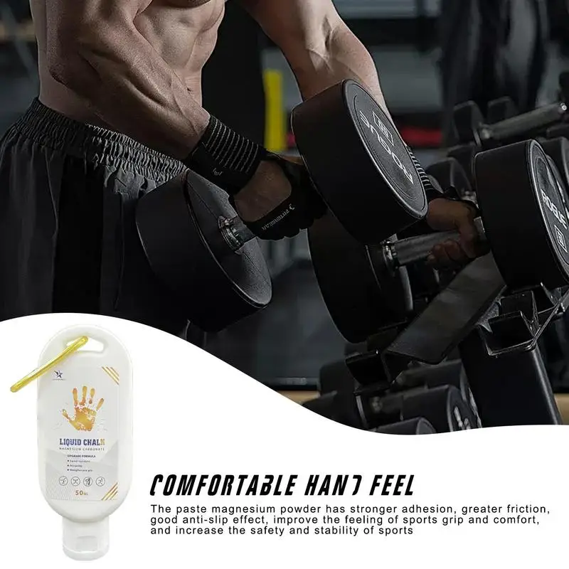 Sports Liquid Magnesium Powder Fitness Lifting Anti Slip Cream Grip Liquid Magnesium For Rock Climbing Gym Indoor Pole Dancing 2