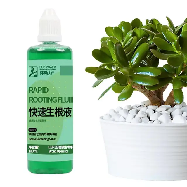 Gyökérek Booster 3.3Oz Zamatos Műtrágya Folyadék A Gyors Gyökérzethez És Az Egészséges Rügyekhez Hidroponikus Növények Gyümölcs Tápanyag -Oldat