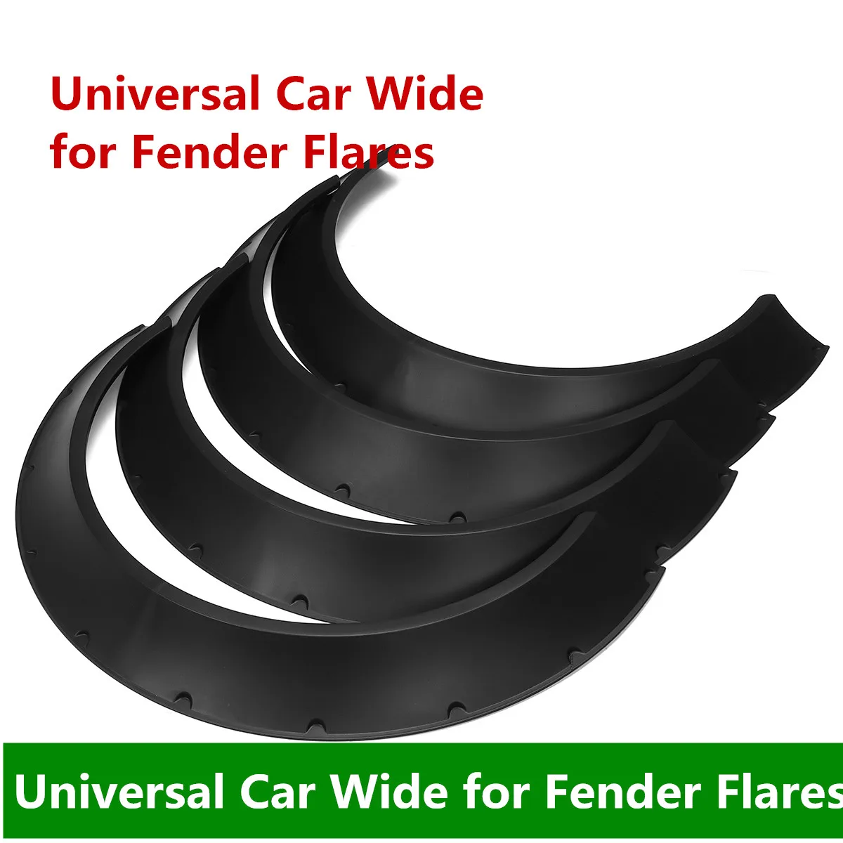 4PCS Universal Car Wide for Fender Flares Wheel Arches Extension Mud