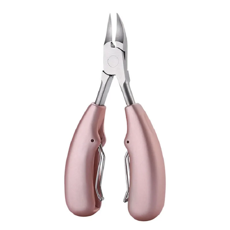Toe Nail Clipper Dead Skin Remover Nail Correction Nippers Ingrown Toenail Cuticle Scissor Edge Cutter Pedicure Care Tool 1PC