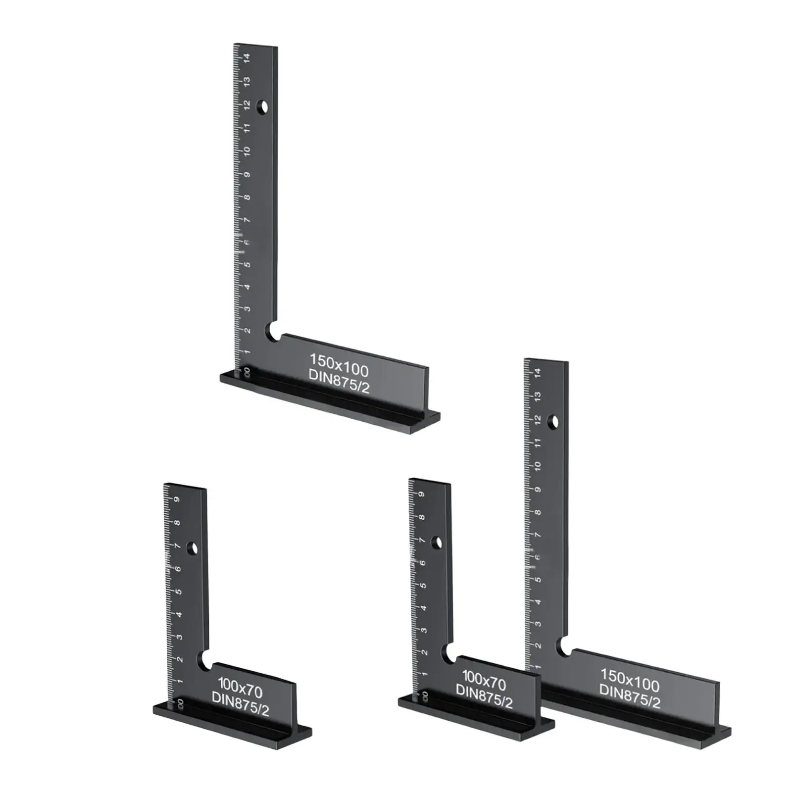 Metric Metal L Square Ruler High Precision Right Angle Measuring Tool for Machinist and Carpenter Applications Metric Metal L Square Ruler High Precision Right Angle Measuring Tool for Machinist and Carpenter Applications