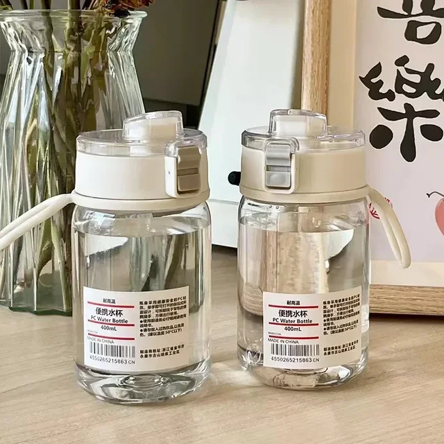 350/550ml Water Bottle Plastic Portable Water Cup with Tea Compartment Outdoor Student Sports Cups BPA Free Water Bottle 4