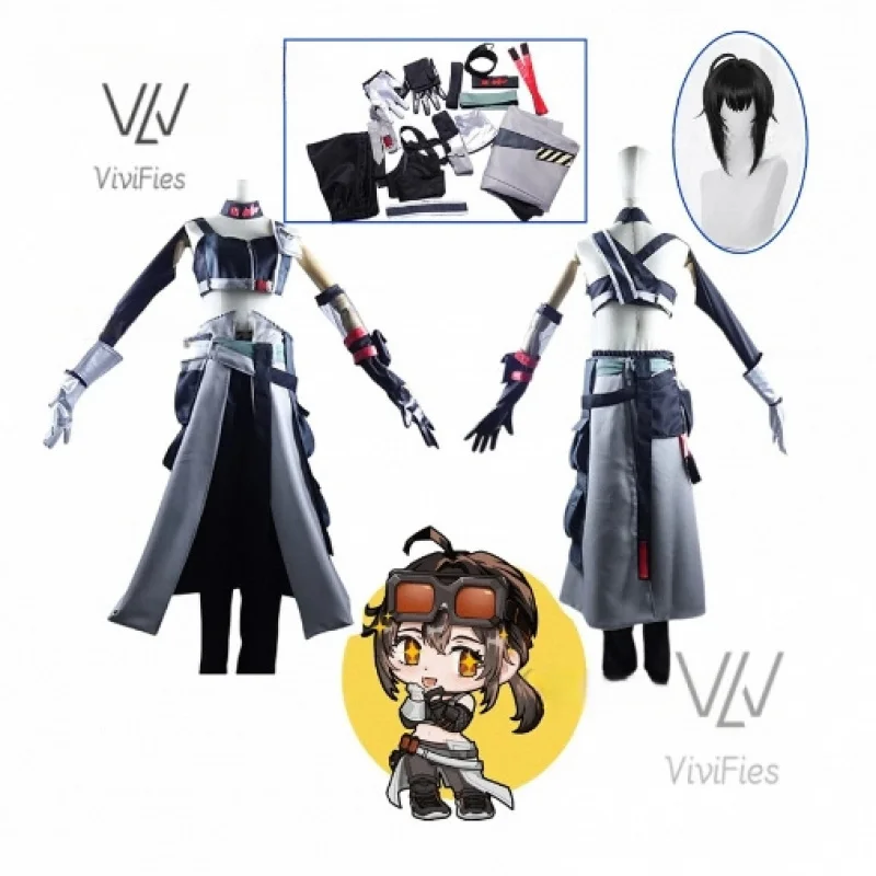 

Game Zenless Zone Zero Grace Howard Cosplay Costume Wig Sexy Fashion Battle Uniforms Carnival Party Outfit Men Woman
