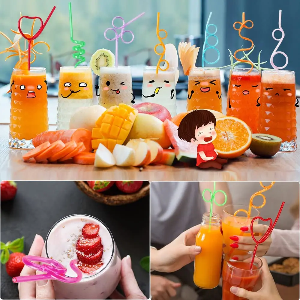 Crazy Silly Drinking Straws 6
