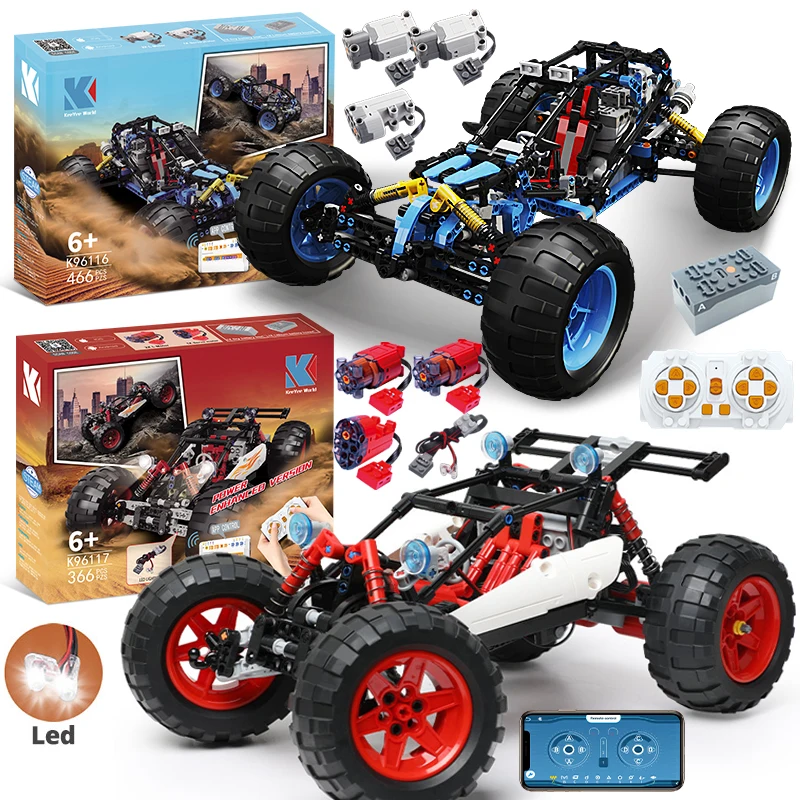 Technical Buggy Car K96116 APP Remote Control Moter Power Building ...