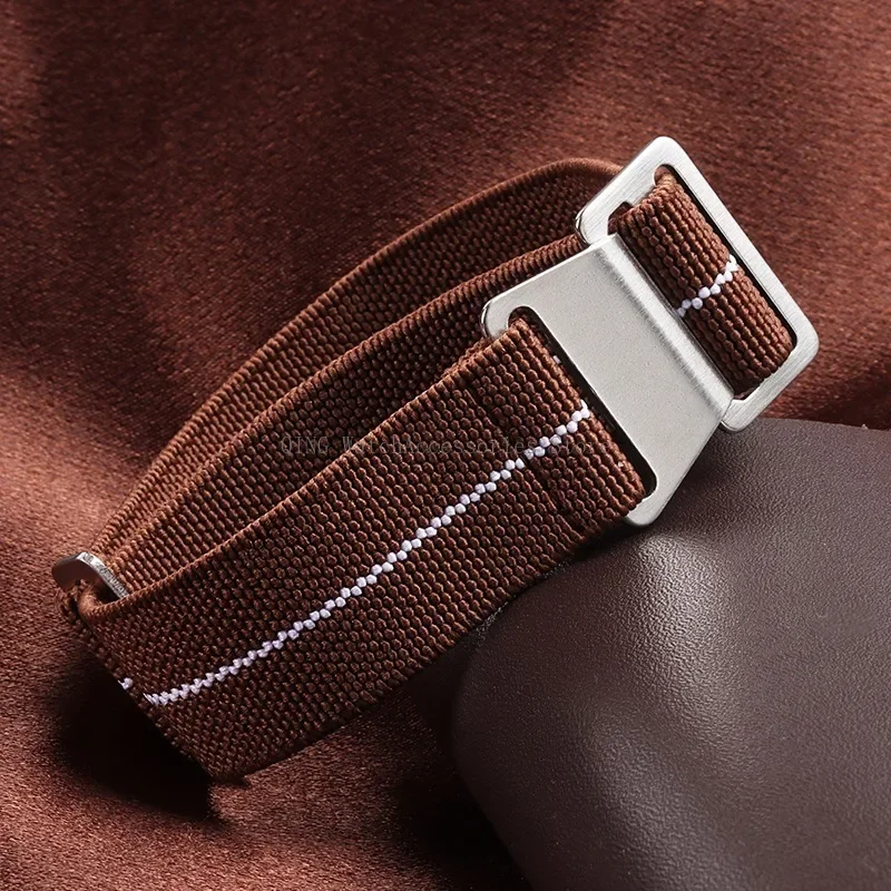 Vintage-Inspired Nylon Braided WatchBand - Ballistic Fabric Strap