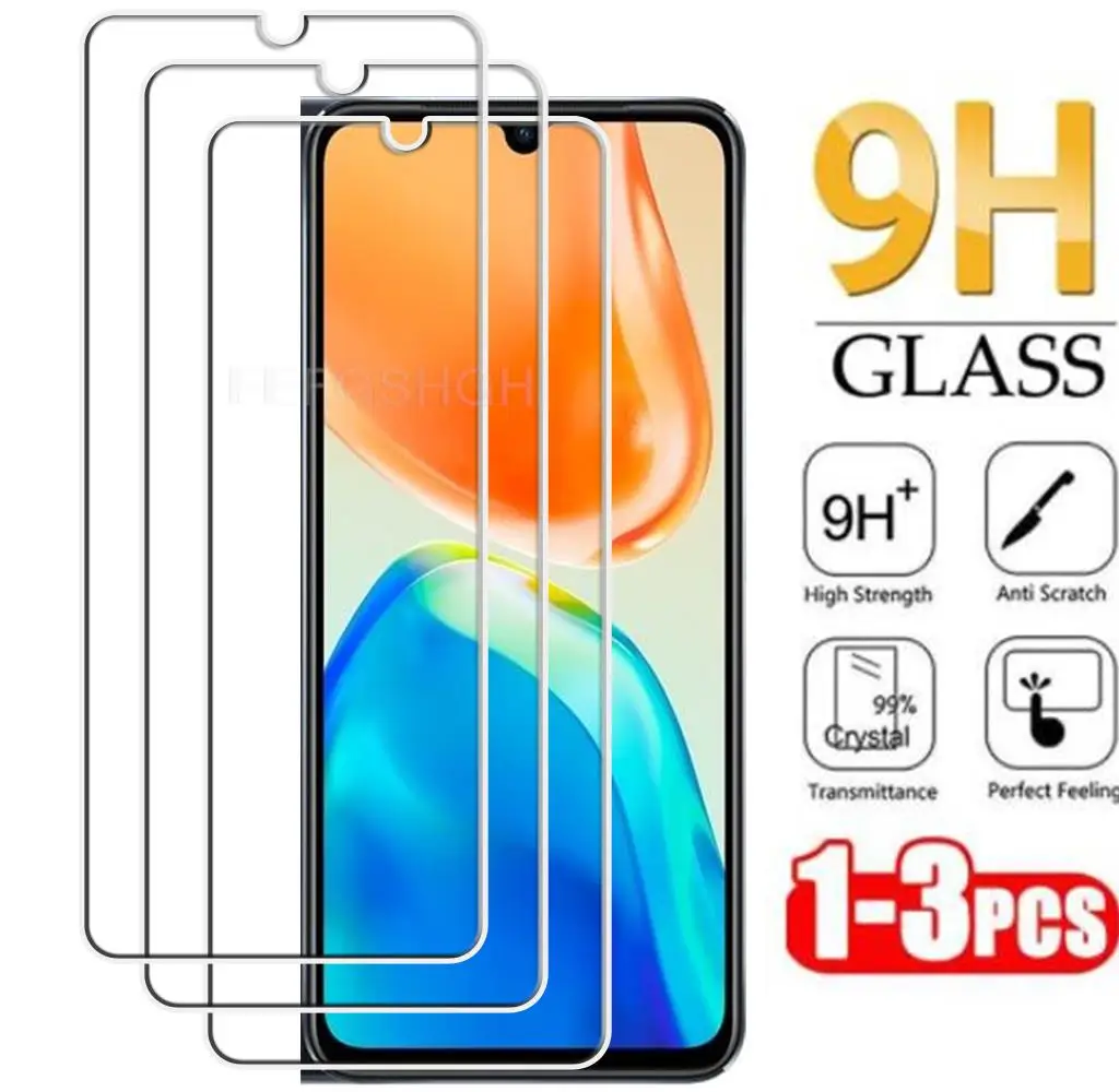 

HD Original Tempered Glass FOR Vivo X80 Lite 6.44"VivoV25 V25 5G V25e V2208 V2202 V2201 Screen Protective Protector Cover Film