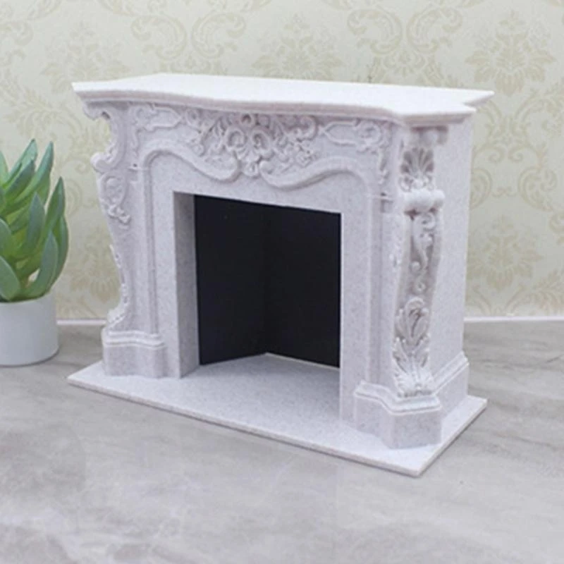 교육 인형 집 벽난로 미니어처 Zakka 장난감 척 놀이 현실 모델 벽난로 모델 미니 크기