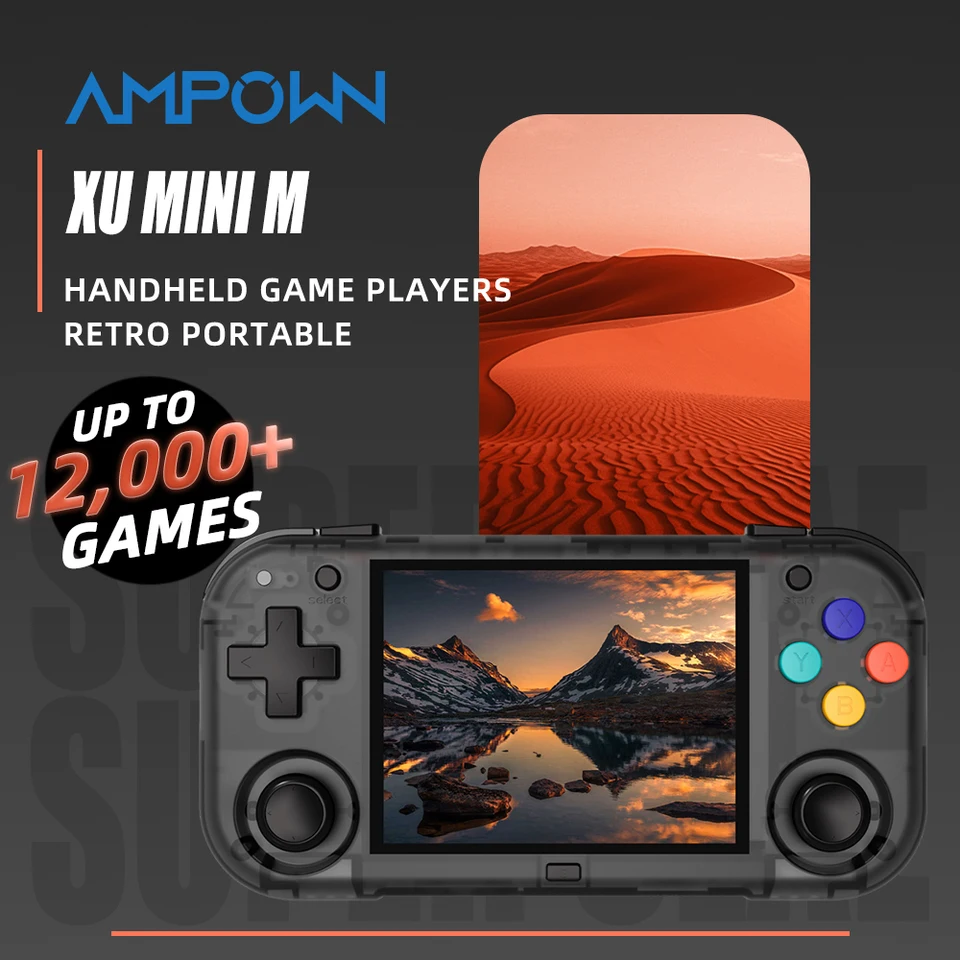 AMPOWN XU Mini M Consoles 2.8 Polegada IPS Ângulo de visão
