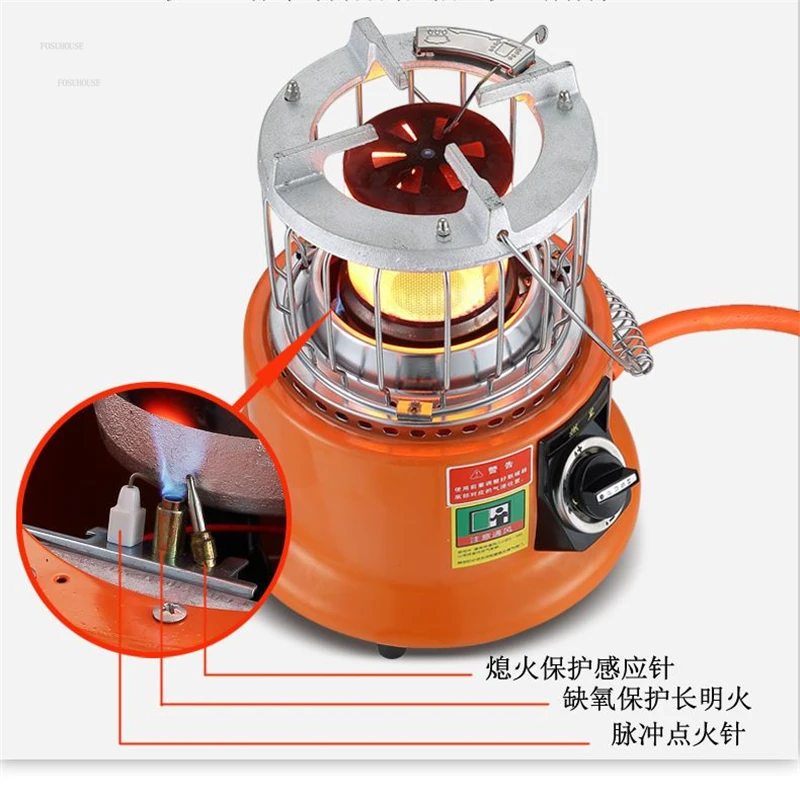 Outdoor Patio Heaters Camping Tent Heater Liquefied Gas Natural Gas  Household Outdoor Ice Fishing Grill Stove Gas Heater Stove - AliExpress