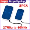 Garage Door Remote Control Low Frequency Blue Button 26mhz to 41mhz for Fixed Code Replacement Transmitter Garage Door Opener 1