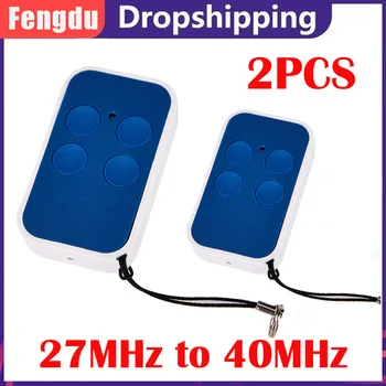 Garage Door Remote Control Low Frequency Blue Button 26mhz to 41mhz for Fixed Code Replacement Transmitter Garage Door Opener 1