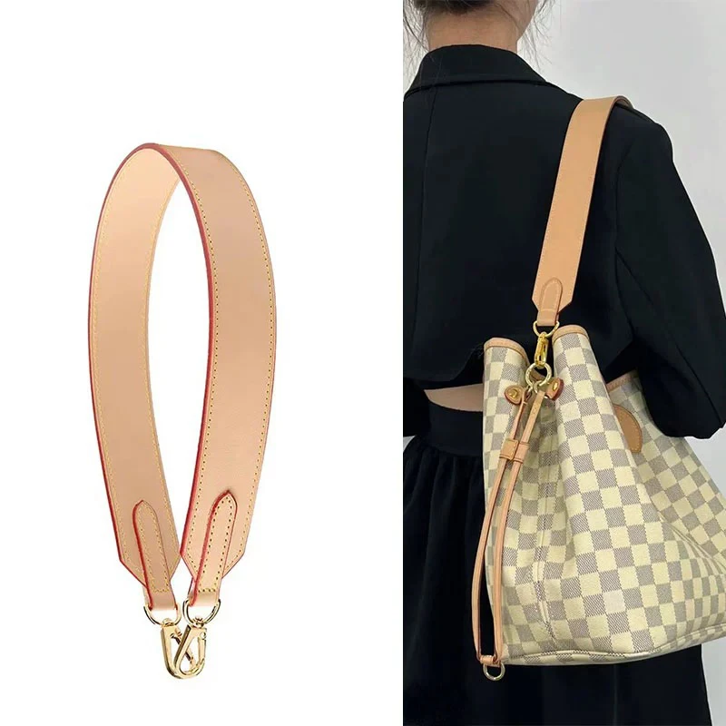 100% Genuine Leather Bag Strap For LV Neverfull Bucket Shoulder Straps  Crossbody Replacement Belts Bags Accessories - AliExpress