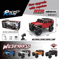 HB R1011 New Upgraded Wrangler 1/10 4WD RTR RC Electric with capstan Differential Lock Climbing Off-Road Vehicle Model Adult toy 1