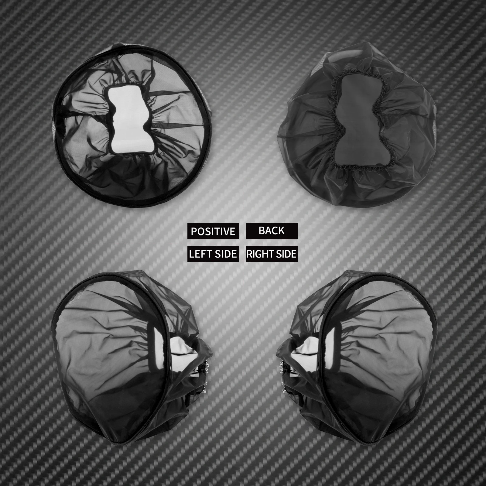 Motorrad Regen Socke Luftfilter Abdeckung Wasserdichte Schutzhülle Schwarz Für Harley Touring Dyna Softail Sportster 883 1200 48 72 – Detail 24
