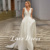 LoveDress Deep V-Neck Sleeveless Wedding Dress For Women Pleats A-Line Simple Button Bride Gowns Satin Train Vestido de novia #3