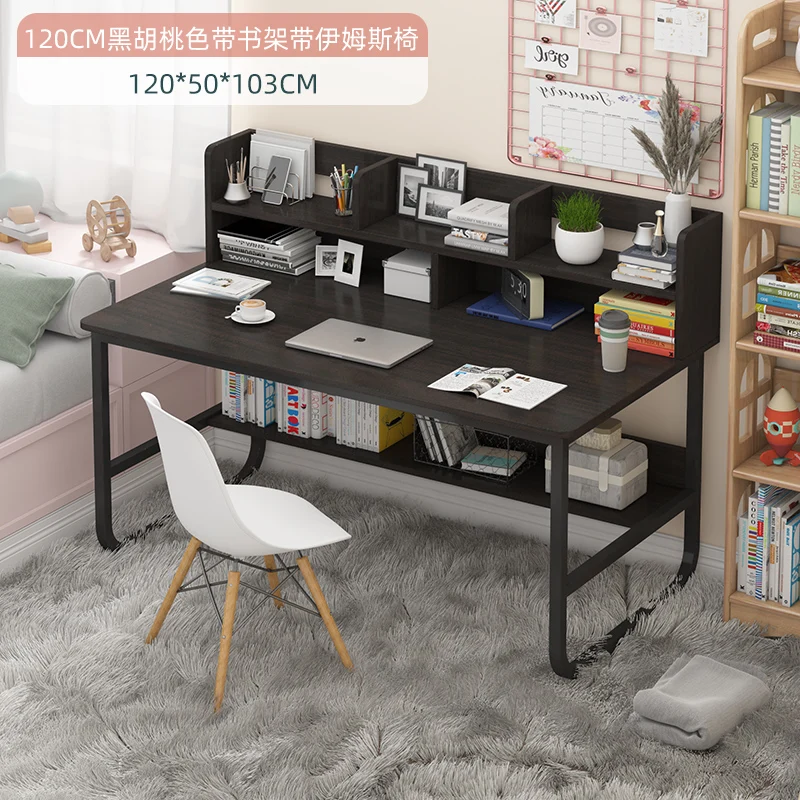 Desk Bookshelf Integrated Computer Office Table Girl Bedroom and Household Simple Writing Study Table and Chair Office Furniture hot Office Furniture