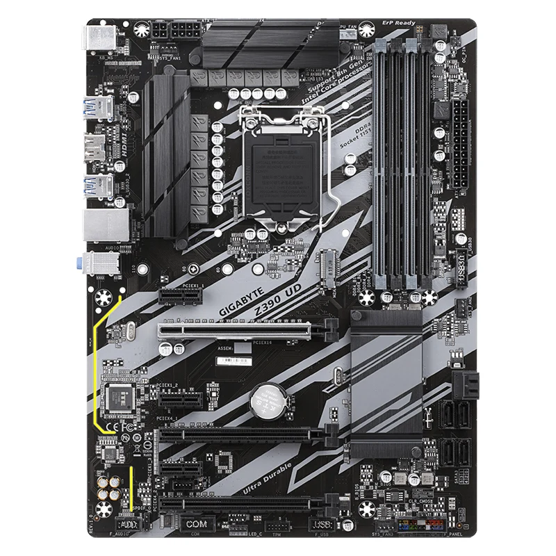 Scheda Madre Gigabyte Ga Z390 Ud Usata Scheda Madre Desktop Lga 1151 Z390 M.2 Nvme Pci-E X16 Con Scatola