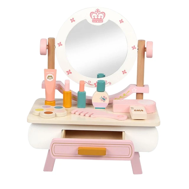 Kinderen Make-Up Tafel Speelgoed Set Schoonheid Speeltoestel Voor Meisjes Verjaardag Geschenken