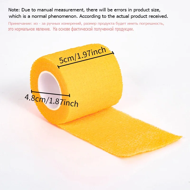 Colorful Tattoo Grip Bandage Cover Wraps Nonwoven Tapes Waterproof Self Adhesive Finger Protection Tattoo Accessories