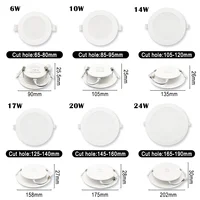 2pcs Recessed LED Spot Downlight Dial Swich CCT 3 Color Adjusted Ceiling Light AC 120V 220V 3000K 4000K 6500K Indoor Lighting 2