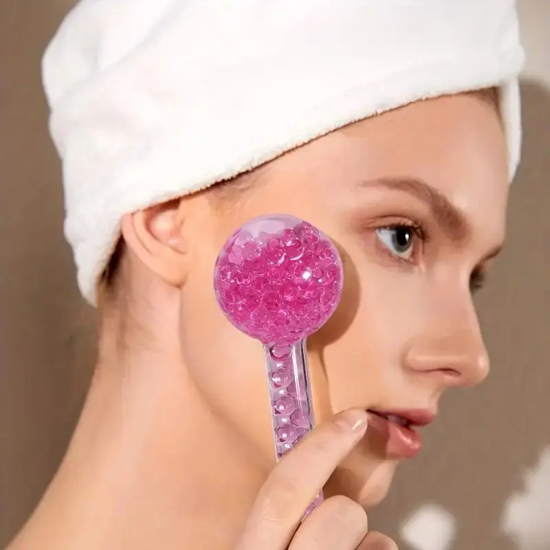 Clearance_Ladies facial treatment with puck, ball ball, face massager, face neck and eyes, firming skin, reducing puffiness and  3