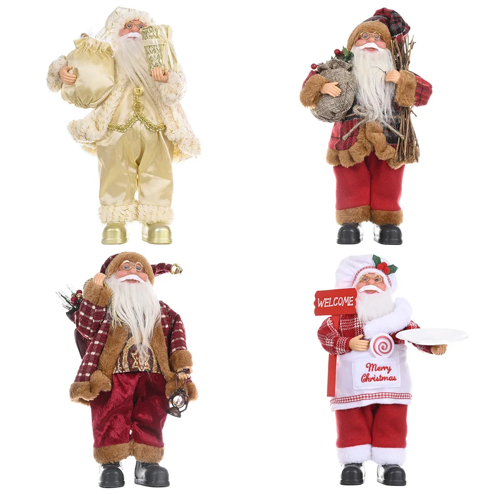 New Big Santa Claus Doll Children Xmas Gift Christmas Tree Decorations Home Wedding Party Supplies Plush Ornaments - Image 3