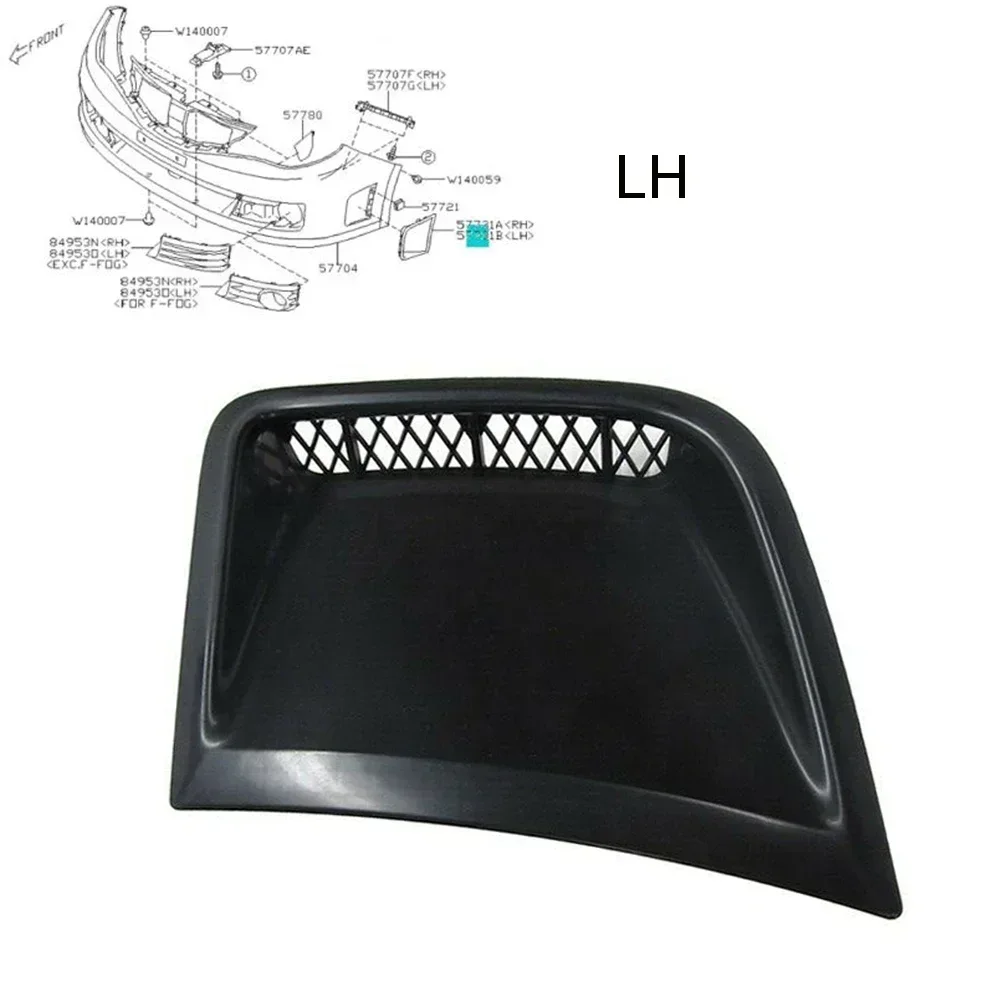 Left Right Pair Carbon Fiber Bumper Bezel Corner UK Left Right Pair Carbon Fiber Bumper Bezel Corner UK