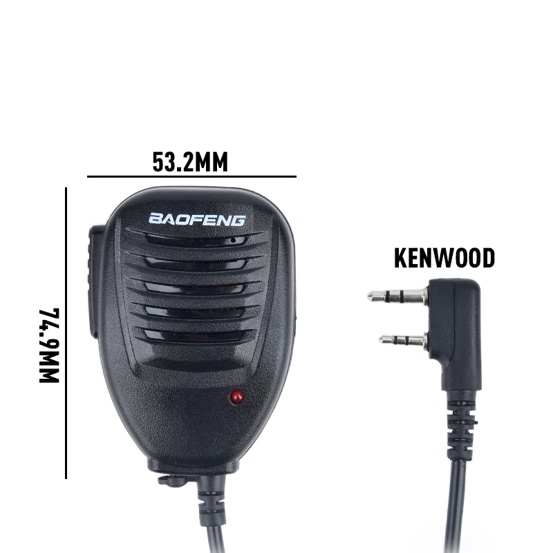 UV-K5 Baofeng Quansheng Walkie Talkie Speaker Microphone For Baofeng UV-5R BF-888S UV-82 UV 13 Pro UV-16 Pro Two Way Radio 5