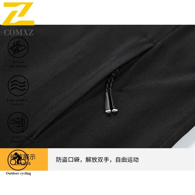 EiAO 3Stripe Windbreaker Couple's Single-Layer Jacket Waterproof Windproof Outdoor Coat for Hiking Camping Fishing Spring Autumn