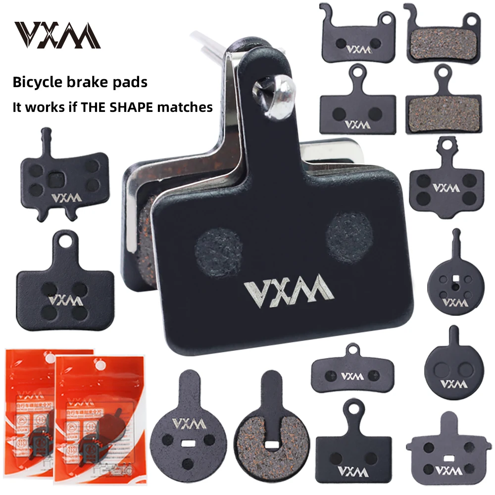 Bicycle Disc Brake Pads VXM Semimetallic Road MTB Bike for SHIMANO XT XTR M315 SRAM Cycling Hydarulic Pads Part bicycle disc brake pads brake pads bike brake pads