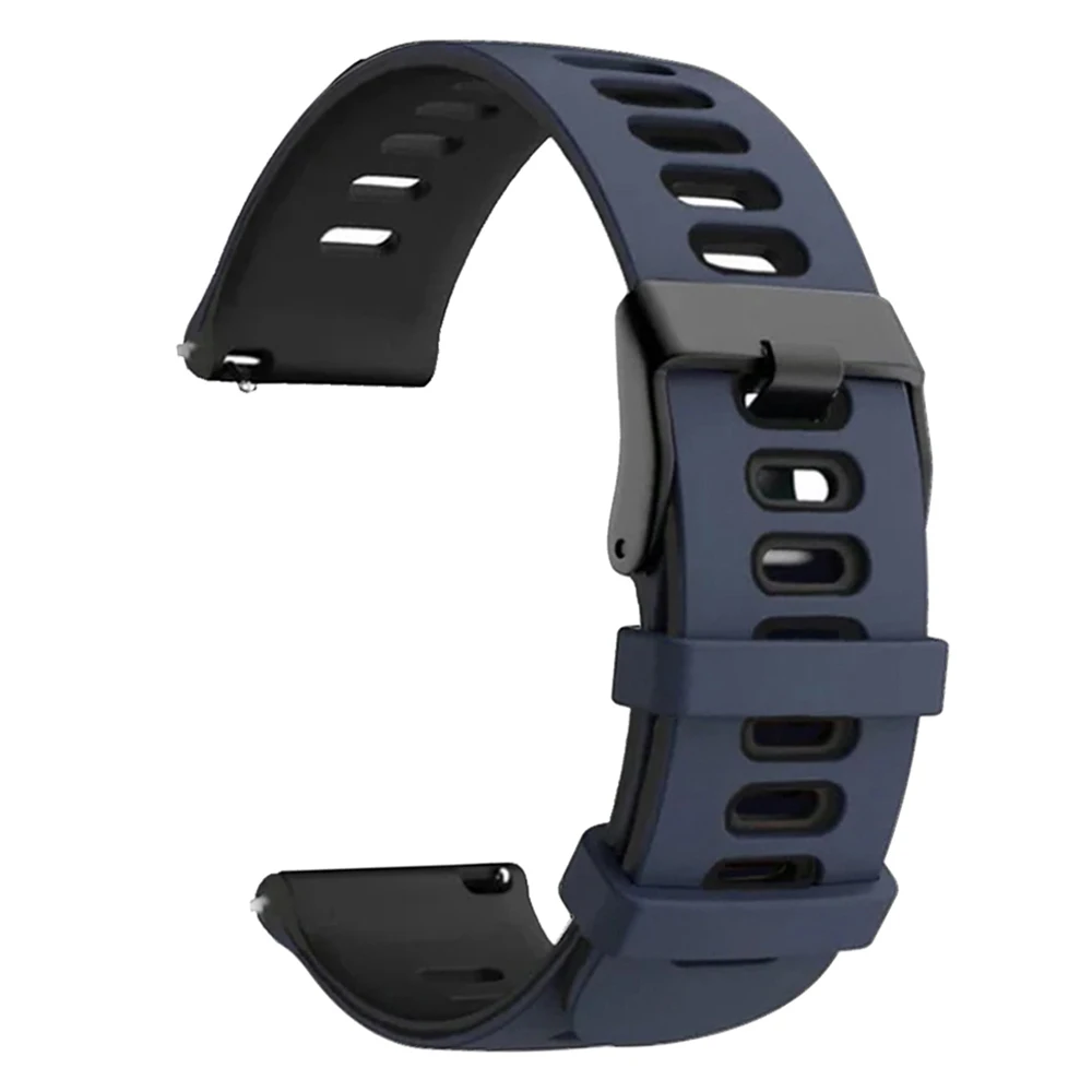 Silicone Sports Strap - 20mm/22mm, Ocean Race Design