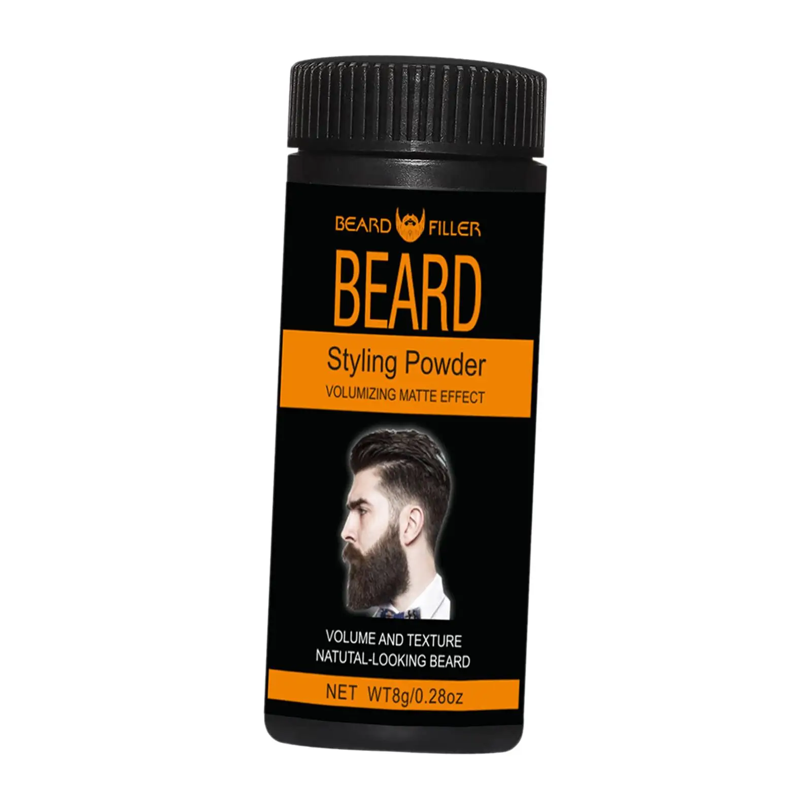 Nonsticky Beard Styling Powder Men's Light Texture Easy to Apply for Dating увлажняющая компактная пудра moisturing fumulation powder p01br03 03 extra light 8 г