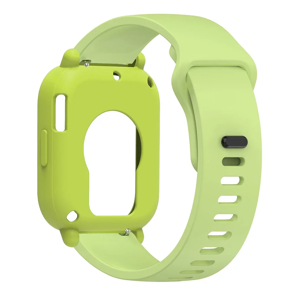 Silicone Strap and Protective Bumper for Smartwatch - Replacement Bracelet Belt