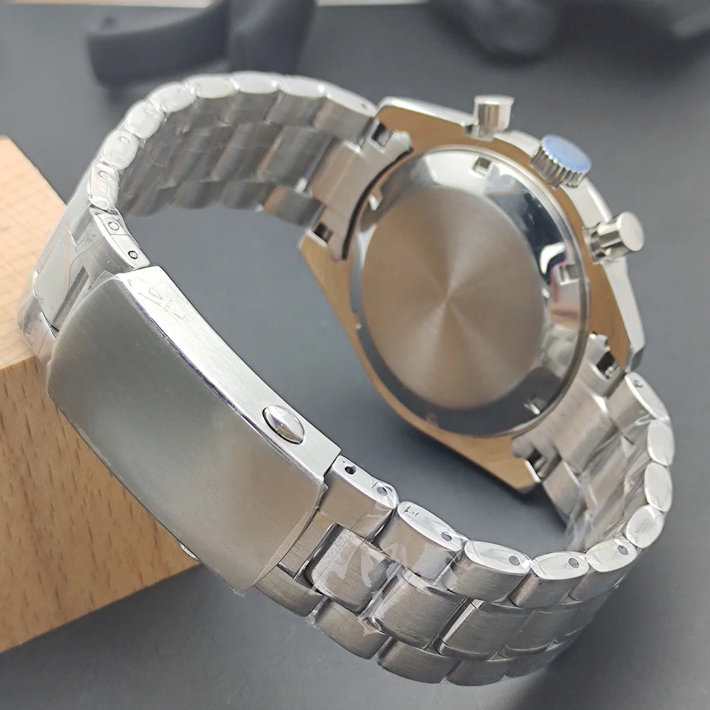 VK63 Case 39MM Men\'s Watch Accessories Quartz Movement Time Electronic Watch Customized VK63 Panda Dial Pointer Watch Parts
