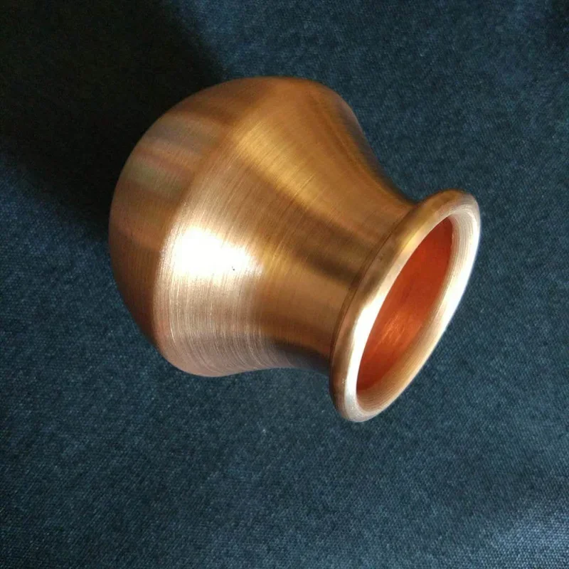 New Copper Cups Chinese Vacuum Cupping Kit Pull Out A Vacuum Apparatus Therapy Relax Massagers Curve Suction Pumps 1pcs 5