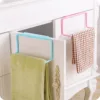 Cabinet Towel Organizer Holder Kitchen Rack Hanger Hanging Bathroom Cupboard Kitchen Dining & Bar Organizer Soup Can Storage 1