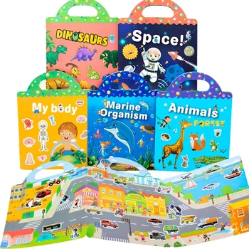 Cartoon Sticker Book Toy 1