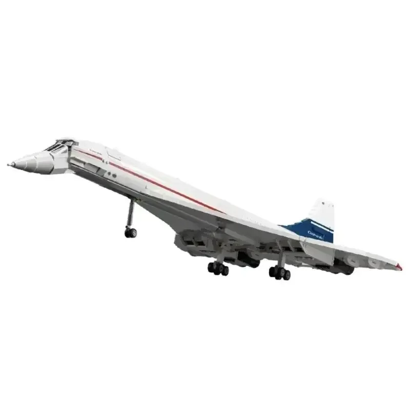 10318 Concorde Airbus Building Blocks Technical 105CM AirPlane Model Brick Educational Toys for Children Christmas Gifts 4