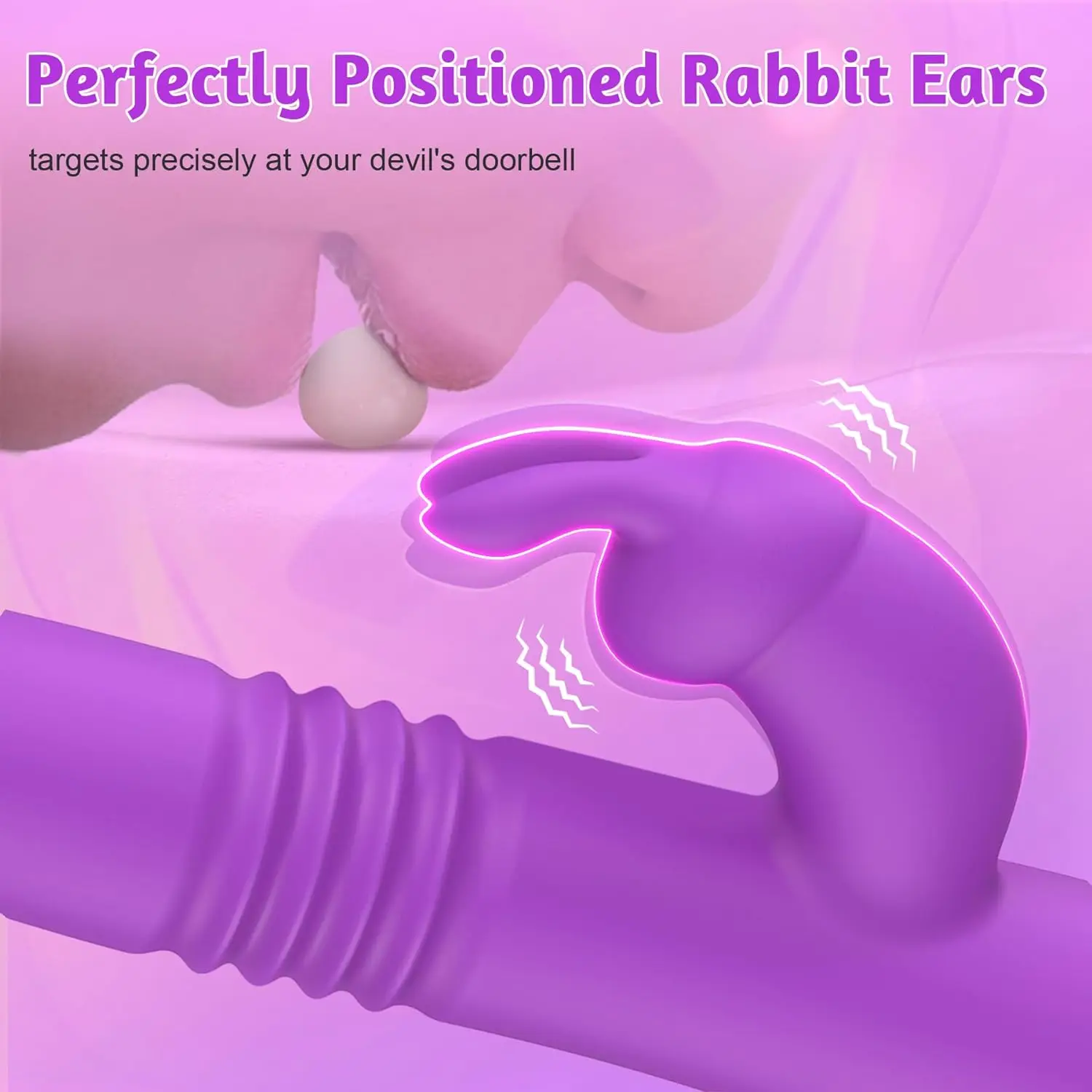 Vibrators Thrusting Rabbit Vibrator G Spot & Clitoris Stimulator Female Sex Toys Adult Toys