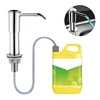 Upgraded Kitchen Sink Soap Dispenser Extended Tube Pump Dispenser Sink Countertop installation for Detergent and Hand Sanitizer 1