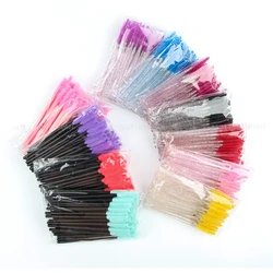 50Pcs Eyelash Brushes Makeup Brushes Disposable Mascara Wands Applicator Spoolers Eye Lashes Cosmetic Brush Makeup Tools