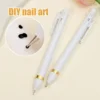 1PC Nail Point Diamond Pen 4-in-1 Nails Art Dotting Tools 4Sizes Balls Draw Painting Dot Flower Petal Rhinestones Manicure Tools 5