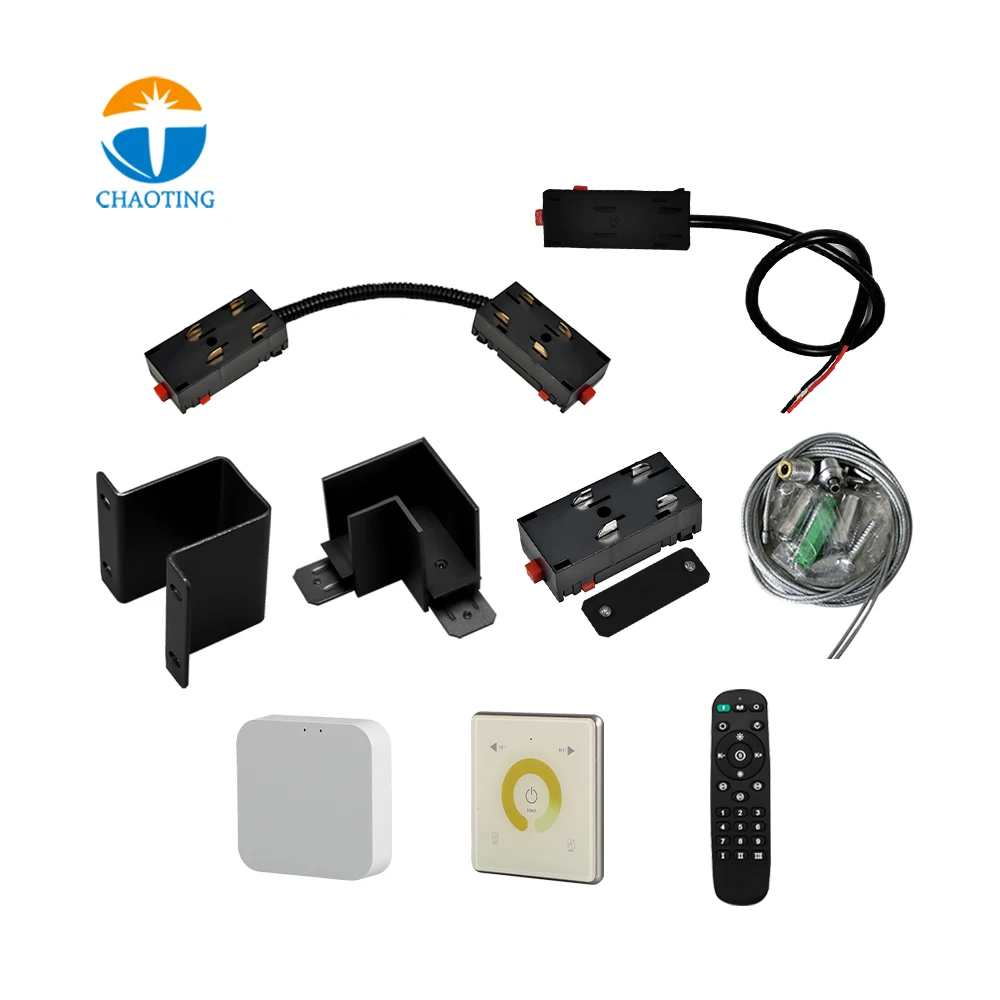 표면 오목 레일 조명 시스템, 선형 스포트라이트, 스마트 디밍 가능, 상업용 초점 LED, 마그네틱 트랙 그릴, 스폿 라이트, 9W